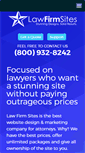 Mobile Screenshot of lawfirmsites.com
